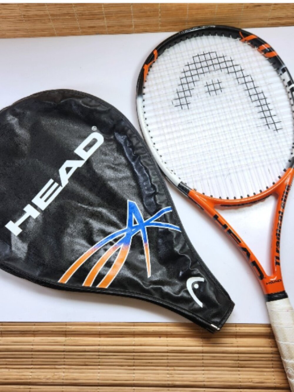 Head Ti Radical Elite 105 Titanium Tennis Racquet 4 1/2 Grip Adult With Case
